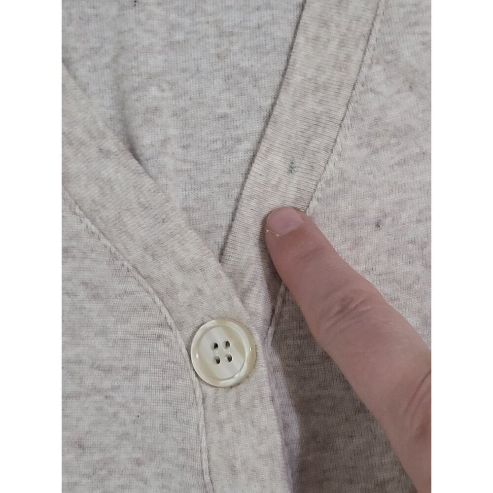 No Boundaries y2k Juniors sz XXL Lacy Neutral Button Front Cardigan Lightweight - Picture 7 of 9